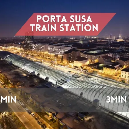 200 M Da Porta Susa & 10 Minuti A Piedi Dal Centro Apartment *